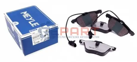Фото 1 — Колодки гальмівні (передні) Seat Alhambra/VW Sharan 1.8-1.9 TDI 95-10 (з датчиками) MEYLE (025 232 6920/PD) Фото Колодки гальмівні (передні) Seat Alhambra/VW Sharan 1.8-1.9 TDI 95-10 (з датчиками) MEYLE (025 232 6920/PD) зображення 1