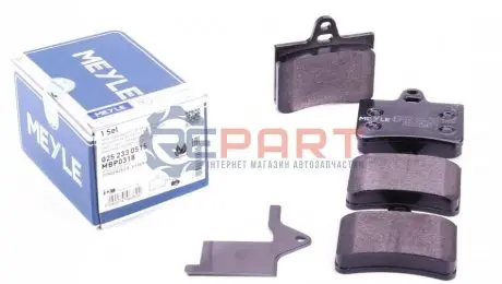 Комплект гальмівних колодок задн, CITROEN C5 I, C5 II 1.6D-3.0 03.01-09.08 Meyle 0252330515 Купити в Україні