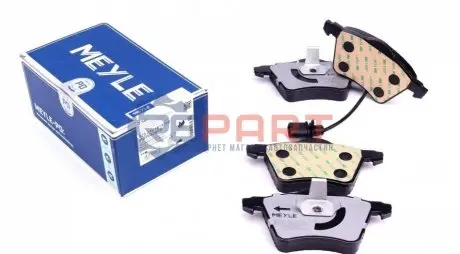 Фото 1 — Колодки гальмівні (передні) Seat Alhambra/VW Sharan 1.8-1.9TDI 95-10 (Ate) MEYLE (0252341819PD) Фото Колодки гальмівні (передні) Seat Alhambra/VW Sharan 1.8-1.9TDI 95-10 (Ate) MEYLE (0252341819PD) зображення 1
