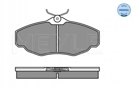 Тормозные колодки, дисковый тормоз.) MEYLE 0252345219