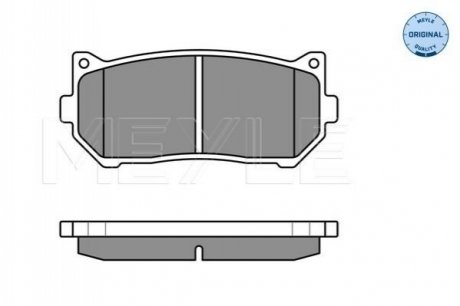 Тормозные колодки, дисковый тормоз.) MEYLE 0252345513W (фото 1)