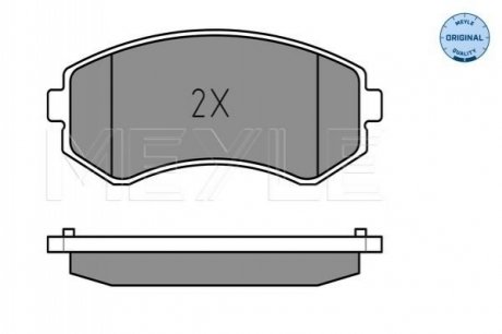 Тормозные колодки, дисковый тормоз.) MEYLE 0252350216W (фото 1)