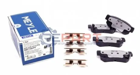 Фото Тормозные колодки HYUNDAI T. SONATA 98-/SANTA FE/OPIRUS MEYLE (0252354314PD) изображение 1