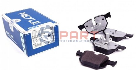 Колодки гальмівні BMW T. E90/E91 05- - 025 235 5017/PD (34216769105, 34216775678, 34216791938) MEYLE 0252355017PD (фото 1)