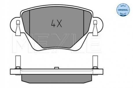 Тормозные колодки, дисковый тормоз.) MEYLE 0252355717 (фото 1)