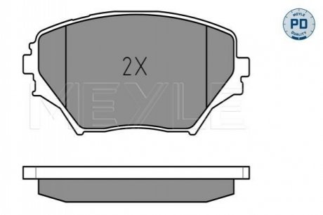 Тормозные колодки TOYOTA P. RAV4 00- MEYLE 0252358517PD