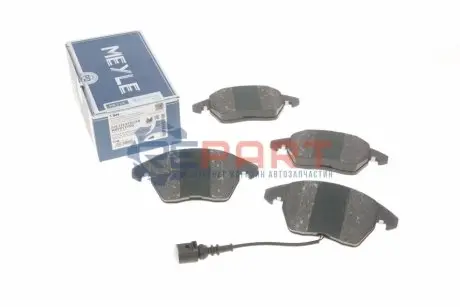 Фото Колодки гальмівні (передні) VW Caddy III/Golf/Jetta/Passat/Skoda Fabia/Octavia/SuperB 04- MEYLE (0252358720PD) зображення 1