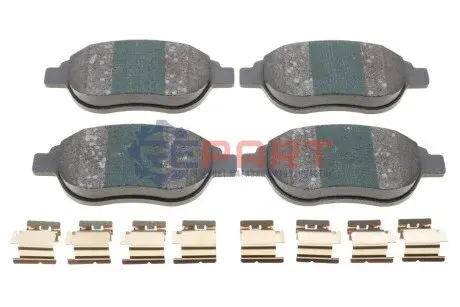 Комплект гальмівних колодок передн, CITROEN BERLINGO, C3 I, C4, C4 I, XSARA, XSARA PICASSO PEUGEOT 1007, 206, 207, 307, PARTNER 1.4-2.0D 02.98 Meyle 0252360019PD Купити в Україні