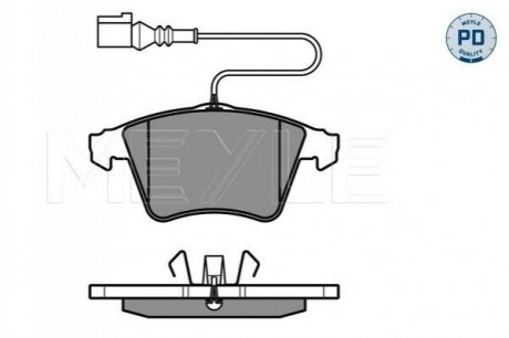 Колодки гальмівні VW P. TOUAREG 2,5TDI, 3,2 V6 ATE MEYLE 0252374919PD (фото 1)