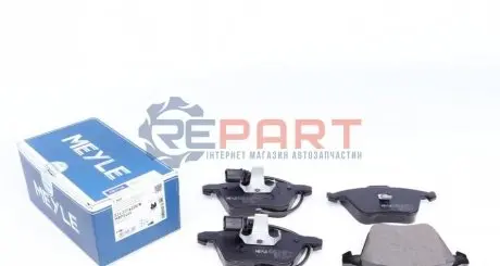 Комплект гальмівних колодок передн, AUDI A6 C5, ALLROAD C5 1.8-4.2 01.97-08.05 Meyle 0252376220W Купити в Україні