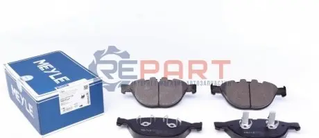 Комплект гальмівних колодок передн, BMW 5 (E60), 5 (E61), 6 (E63), 6 (E64), 7 (E65, E66, E67) 3.0D-6.0 01.03-12.10 Meyle 0252379120 Купити в Україні