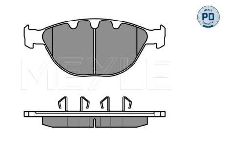 Тормозные колодки BMW P. E60/61/63/64/66 Meyle 0252379120PD