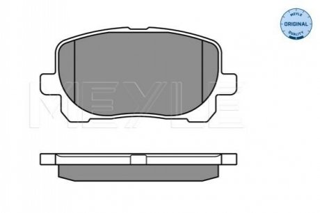 Тормозные колодки, дисковый тормоз.) MEYLE 0252383617