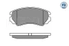 Комплект гальмівних колодок передн, HONDA CIVIC VIII HYUNDAI COUPE II, ELANTRA III, ELANTRA IV, SONATA IV, SONATA V, TUCSON KIA MAGENTIS I, MAGENTIS II, SOUL I 1.6-2.7 01.01-12.14 Meyle (0252389116PD) зображення 2