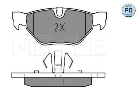 Тормозные колодки BMW T. E87/90/91/92 05- Meyle 0252392617PD