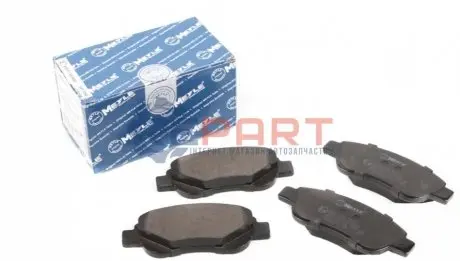 Фото Колодки гальмівні (передні) Citroen С1/Peugeot 107/Toyota Aygo 05- (Bosch) MEYLE (0252395917) зображення 1