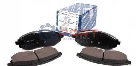Комплект гальмівних колодок передн, CHEVROLET AVEO / KALOS DAEWOO KALOS 1.2-1.6 09.02 Meyle 0252397417 Купити в Україні