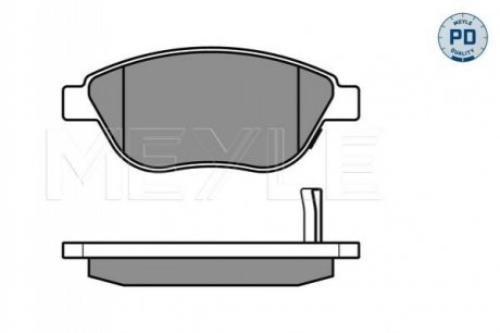 Колодки гальмівні OPEL P. CORSA D 1,3CDTI 06- MEYLE 0252398119PD (фото 1)