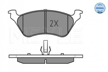 Тормозные колодки, дисковый тормоз.) MEYLE 0252403616W