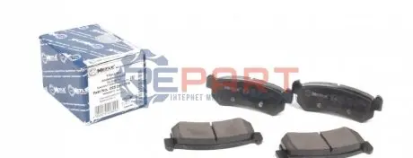Комплект гальмівних колодок задн, CHEVROLET LACETTI, NUBIRA DAEWOO LACETTI, NUBIRA, TACUMA / REZZO 1.4-2.0D 05.97 Meyle 0252407114 Купити в Україні