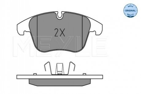 Тормозные колодки JAGUAR P. XK 06-/XF 08- MEYLE 0252408418