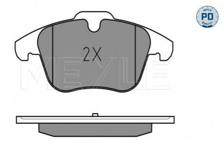 Тормозные колодки JAGUAR P. XK 06-/XF 08- MEYLE 0252408418PD (фото 1)