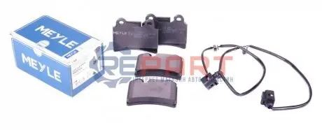 Комплект гальмівних колодок задн, VW TOUAREG 2.5D-6.0 10.02-03.18 Meyle 025 240 9717 Купити в Україні