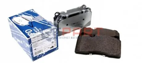 Фото Колодки гальмівні (передні) VW Touareg 02- (Brembo) MEYLE (0252409817PD) зображення 1