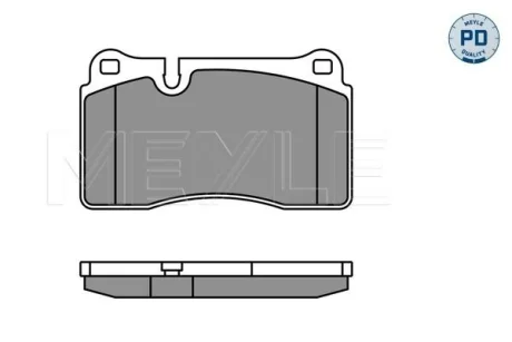 Тормозные колодки VW P. TOUAREG 2,5-6,0 02- BREMBO Meyle 0252409817PD