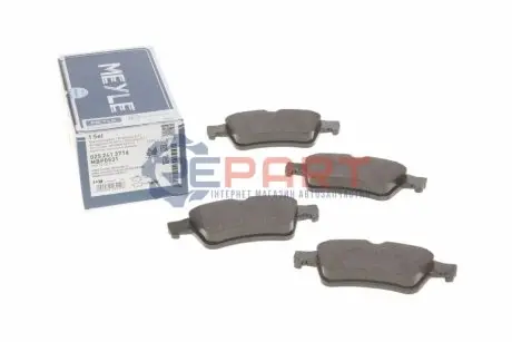Комплект гальмівних колодок задн, CADILLAC BLS CITROEN C5 III FORD TOURNEO CONNECT, TRANSIT CONNECT JAGUAR S-TYPE II, XF I, XF SPORTBRAKE, XJ, XK II OPEL SIGNUM, VECTRA C 1.5D-5.0 04.02 Meyle 0252413716 Купити в Україні