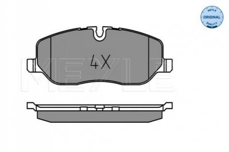 Тормозные колодки LAND ROVER P. DISCOVERY/RANGE ROVER 02-12 - 025 241 9118 (SFP500010, LR019618) MEYLE 0252419118 (фото 1)