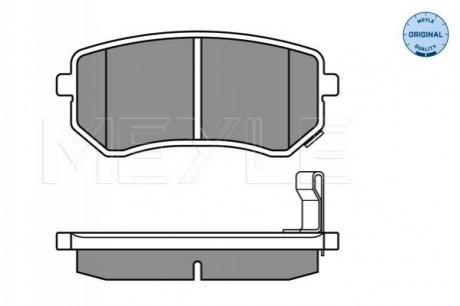 Тормозные колодки, дисковый тормоз.) MEYLE 0252427614W (фото 1)