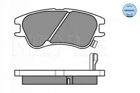 Гальмівні колодки, дискове гальмо (набір) - 025 242 7713/W (5810105A10, 5810105A30, 5810102A10) MEYLE 0252427713W (фото 1)