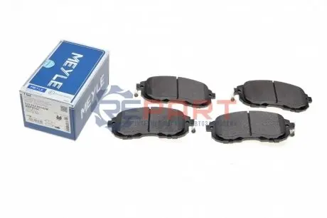 Комплект гальмівних колодок передн, NISSAN JUKE, PULSAR, TIIDA SUZUKI SX4 1.2-1.8 09.04 Meyle 025 242 8016/W Купити в Україні