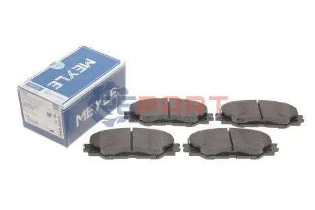 Комплект гальмівних колодок передн, SUBARU TREZIA TOYOTA AURIS, COROLLA, RAV 4 III, RAV 4 IV, URBAN CRUISER, VERSO S, YARIS 1.3-3.5 11.05 Meyle 0252433617 Купити в Україні
