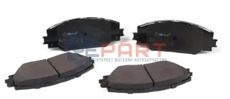 Комплект гальмівних колодок передн, TOYOTA AURIS, MARK X ZIO I, MIRAI, PRIUS PLUS, RAV 4 III, RAV 4 IV 1.8H-Electric 11.05 Meyle 0252433717 Купити в Україні