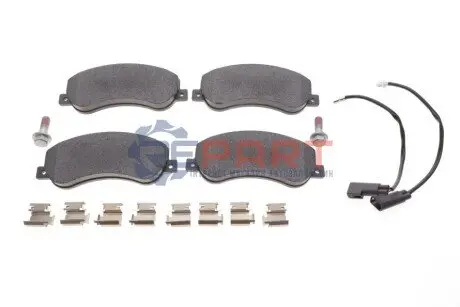 Фото 1 — Колодки гальмівні (передні) Ford Transit 06- (RWD) (Bosch)/(з датчиками) MEYLE (0252448419PD) Фото Колодки гальмівні (передні) Ford Transit 06- (RWD) (Bosch)/(з датчиками) MEYLE (0252448419PD) зображення 1