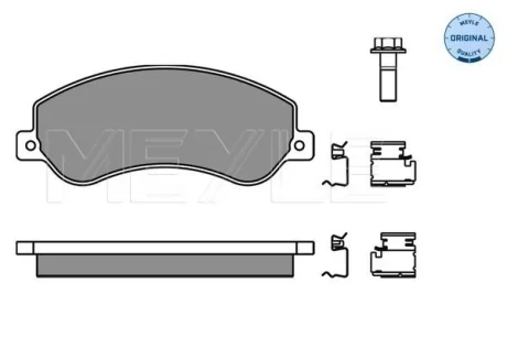 Колодки гальмівні (передні) Ford Transit 06- (RWD) Meyle 0252448419W