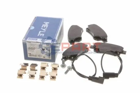 Фото Колодки гальмівні (задні) Ford Transit V347 06- MEYLE (0252448617W) зображення 1