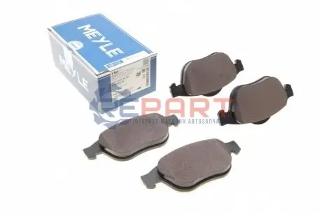 Комплект гальмівних колодок передн, RENAULT GRAND SCENIC II, SCENIC II 1.5D-2.0D 06.03-12.09 Meyle 0252453618 Купити в Україні