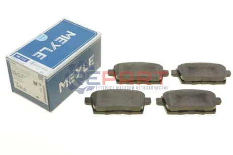 Фото Колодки гальмівні (задні) Mazda CX-7 2.2-2.5/CX-9 3.5/3.7 06- (Akebono) MEYLE (0252454517) зображення 1