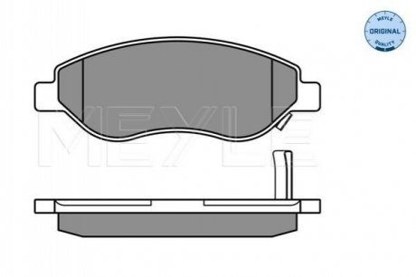 Тормозные колодки, дисковый тормоз.) MEYLE 0252455019W (фото 1)