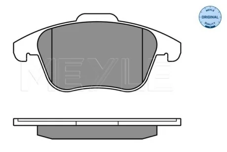 Колодки гальмівні (передні) Citroen C4 06-/Peugeot 3008/5008 09- (Ate) Meyle 0252455719