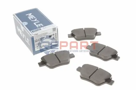 Колодки гальмівні (задні) Audi A1/A3/Skoda Octavia/SuperB/VW Caddy III/Golf/Touran 03- MEYLE 0252456317 Купити в Україні