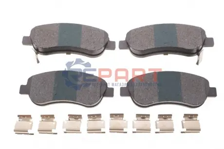 Колодки тормозные (передние) Honda CR-V 07- (с прижимной пластиной)) (PREMIUM) Meyle 025 246 3819/PD Купить в Украине