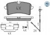Колодки гальмівні PORSCHE T. MACAN 2,0-3,6 14- MEYLE 0252464317PD (фото 2)