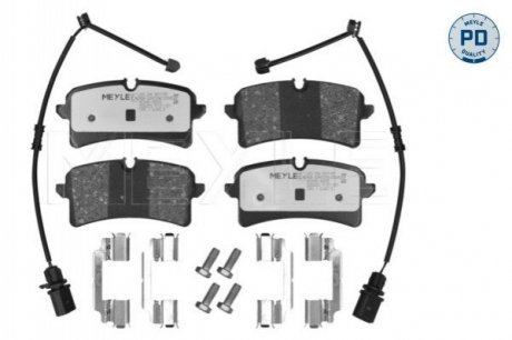 Тормозные колодки PORSCHE T. MACAN 2,0-3,6 14- MEYLE 0252464317PD