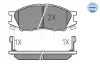 Комплект гальмівних колодок передн, NISSAN ALMERA CLASSIC, ALMERA II 1.5-2.2D 10.02 Meyle (025 246 4815/W) зображення 2
