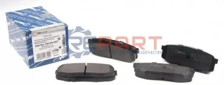 Комплект гальмівних колодок задн, LEXUS LX TOYOTA LAND CRUISER 200, LAND CRUISER 90, SEQUOIA, TUNDRA 3.0D-5.7ALK 02.00 Meyle 0252465317 Купити в Україні