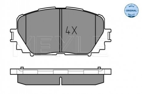 Тормозные колодки, дисковый тормоз.) MEYLE 0252470817